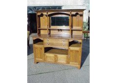 E A Taylor for Wylie and Lochhead. An oak Arts and Crafts sideboard - Thumbnail 1
