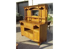 E A Taylor for Wylie and Lochhead. An oak Arts and Crafts sideboard - Thumbnail 2