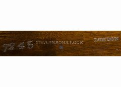E W Godwin for Collinson and Lock. An eight leg Anglo-Japanese sideboard with brass sabots - Thumbnail 6