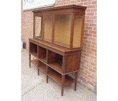 E W Godwin for Collinson and Lock. An eight leg Anglo-Japanese sideboard with brass sabots - Thumbnail 9