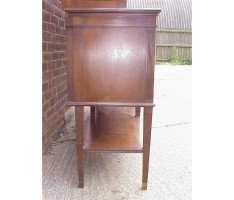 E W Godwin for Collinson and Lock. An eight leg Anglo-Japanese sideboard with brass sabots - Thumbnail 10