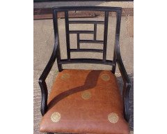 E W Godwin for William Watt. An Anglo-Japanese ebonised arm chair - Thumbnail 4