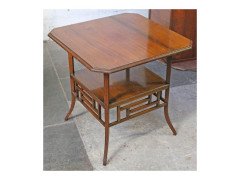 E W Godwin for Collinson and Lock. An exceptional quality Anglo-Japanese mahogany sidetable - Thumbnail 2