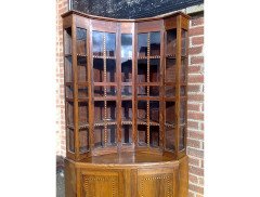 A walnut corner cupboard after a design by Ernest Gimson and Sidney Barsnley - Thumbnail 5