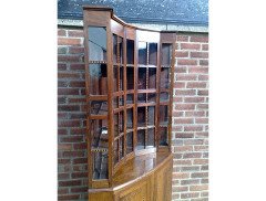 A walnut corner cupboard after a design by Ernest Gimson and Sidney Barsnley - Thumbnail 6
