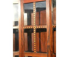 A walnut corner cupboard after a design by Ernest Gimson and Sidney Barsnley - Thumbnail 11