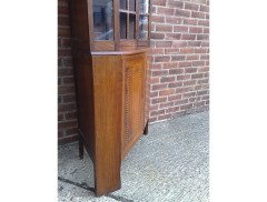 A walnut corner cupboard after a design by Ernest Gimson and Sidney Barsnley - Thumbnail 15