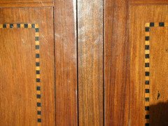 A walnut corner cupboard after a design by Ernest Gimson and Sidney Barsnley - Thumbnail 16