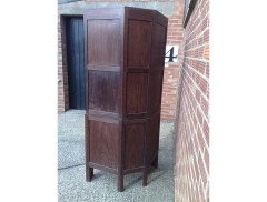 A walnut corner cupboard after a design by Ernest Gimson and Sidney Barsnley - Thumbnail 17