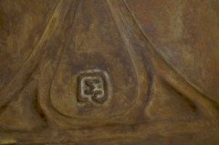 Margaret Gilmour. A Scottish School brass double candle sconce - Thumbnail 3