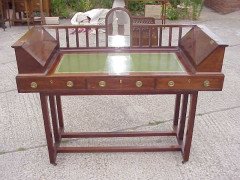 G M Ellwood for J S Henry. A mahogany desk the design - Thumbnail 1