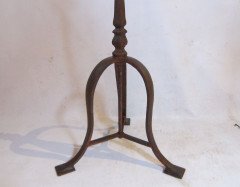 An Arts and Crafts adjustable iron standard lamp - Thumbnail 7