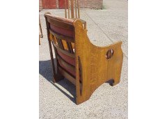G M Ellwood for J S Henry. An oak armchair - Thumbnail 3