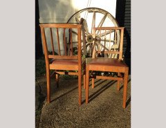 Edward Barnsley. A set of six Acorn Industries dining chairs with leather drop in seats. - Thumbnail 4