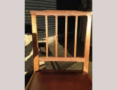 Edward Barnsley. A set of six Acorn Industries dining chairs with leather drop in seats. - Thumbnail 5
