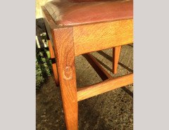 Edward Barnsley. A set of six Acorn Industries dining chairs with leather drop in seats. - Thumbnail 6
