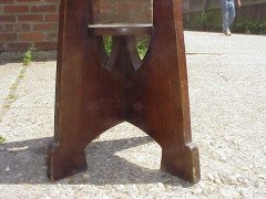 John Ednie for Wylie and Lochhead. A Glasgow School mahogany plant stand - Thumbnail 3