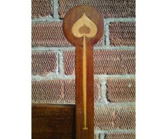 J S Henry (attributed). An Arts and Crafts armchair with stylised floral inlays - Thumbnail 11