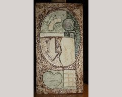 A large Troika 1960/70's stoneware table lamp signed to the base AB for Alison Bridgen who was the senior decorator at Troika. - Thumbnail 7