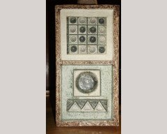 A large Troika 1960/70's stoneware table lamp signed to the base AB for Alison Bridgen who was the senior decorator at Troika. - Thumbnail 9