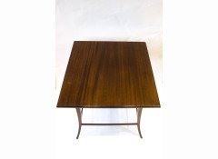 E W Godwin for Collinson and Lock. A mahogany tea table - Thumbnail 4
