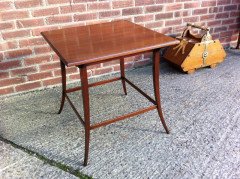 E W Godwin for Collinson and Lock. A mahogany tea table - Thumbnail 6
