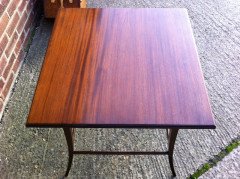E W Godwin for Collinson and Lock. A mahogany tea table - Thumbnail 11