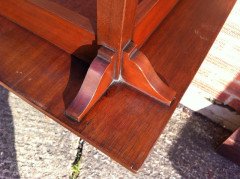 E W Godwin for Collinson and Lock. A mahogany tea table - Thumbnail 16