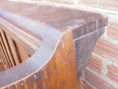 George Walton. A rare and important Arts and Crafts Glasgow School oak settle - Thumbnail 8
