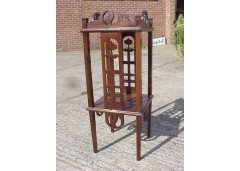 E A Taylor for Wylie and Lochhead. A mahogany plantstand - Thumbnail 1