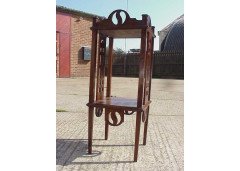 E A Taylor for Wylie and Lochhead. A mahogany plantstand - Thumbnail 2