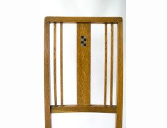 Ambrose Heal. A good pair of Arts and Crafts oak side chairs - Thumbnail 3