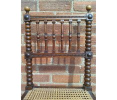 E W Godwin (attributed). A set of six simulated rosewood and caned dining chairs - Thumbnail 5