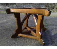 A W N Pugin for J G Crace. An outstanding oak centre table - Thumbnail 4