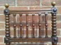 E W Godwin (attributed). A set of six simulated rosewood and caned dining chairs - Thumbnail 6