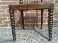 E W Godwin (attributed). A set of six simulated rosewood and caned dining chairs - Thumbnail 8