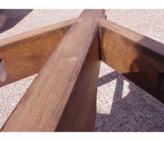 A W N Pugin for J G Crace. An outstanding oak centre table - Thumbnail 9