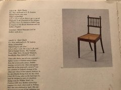 E W Godwin (attributed). A set of six simulated rosewood and caned dining chairs - Thumbnail 10