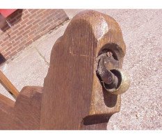 A W N Pugin for J G Crace. An outstanding oak centre table - Thumbnail 18