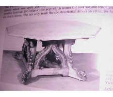 A W N Pugin for J G Crace. An outstanding oak centre table - Thumbnail 20