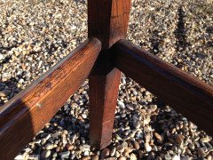 Heals of London. A rare oak cricket table - Thumbnail 5