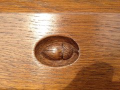 Edward Barnsley. A super quality Cotswold style oak dining table designed for the Rural Industries Bureau. - Thumbnail 9