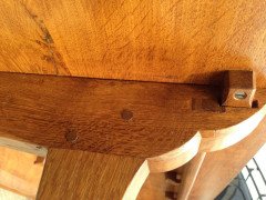 Edward Barnsley. A super quality Cotswold style oak dining table designed for the Rural Industries Bureau. - Thumbnail 13