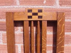 E A Taylor. A Glasgow School Arts and Crafts oak stickstand - Thumbnail 4
