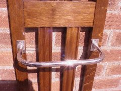 E A Taylor. A Glasgow School Arts and Crafts oak stickstand - Thumbnail 6