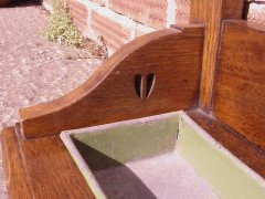 E A Taylor. A Glasgow School Arts and Crafts oak stickstand - Thumbnail 8