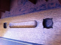 J S Henry. An Arts and Crafts oak bureau with elongated brass handles - Thumbnail 6