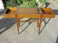 George Walton. An Arts and Crafts oak fold over writing desk - Thumbnail 2