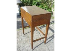 George Walton. An Arts and Crafts oak fold over writing desk - Thumbnail 3