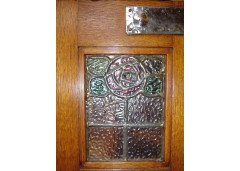 E A Taylor for Wylie and Lochhead. An Arts and Crafts oak sideboard - Thumbnail 5
